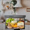 SYLVOX Kitchen TV, 15.6-Inch Under Cabinet Television, 1080P FHD, Smart Google TV OS, 178 Wide Viewing for RV, Bedroom, Boat and More, Black view 3