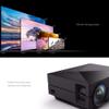 SAeWare Small Projector, 1080P Home with Projection Support TV Led Projector HD, Small Home Wireless view 2