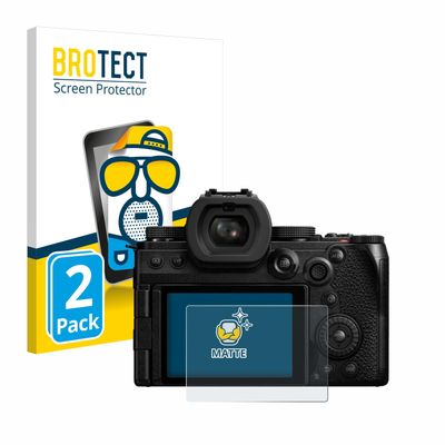 brotect Screen Protector Anti-Glare Compatible with Panasonic Lumix DC-S5II (2 Pack) Screen Protector Matte, Anti-Fingerprint Protection Film