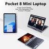 Crelander 2-in-1 Mini Laptop | 8-Inch Touchscreen Portable Small Pocket Computer | Intel 12th Gen N100 Processor | 12GB DDR5 RAM 512GB SSD |PD 30W Charging | WiFi6 BT5.2 |Backlit Keyboard |Windows 11 view 4