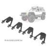 Pilipane Metal Adjust Shock Damper Towers Mount for SCX10 1/10 RC Car, Long-Lasting, Balanced Driving (Black) view 2
