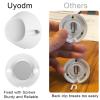 UYODM 2 Pack Magnetic Wall Mounts Design for Arlo Pro 5S 2K, Pro 4, Pro 3, Ultra 2, and Ultra Cameras, Upgrade Accessories for Arlo Easy to Install and Remove, 360 Adjustable to Get the Perfect Angle view 3