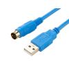 Bubupig Suitable for PLC Programming Cable DVP Communication Cable Download Cable Data Cable ES EC etc. USBACAB230+ (Size : Optical Isolation) view 3