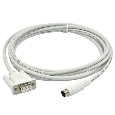 Bubupig DVPCAB215 PLC Programming Cable DVP DOP Series Communication Cable Download Cable 232 Serial Port Data Cable (Size : Milky, Color : 15m)