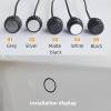 Car Parktronic Parking Built-in Plane Sensors Rear Reversing Backup System with 4 Sensors LED Light Distance Display Warning Buzzer Distance Detection view 4