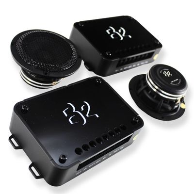 B2 Audio Rage 3" 80 Watt RMS 6-Ohm Coated Paper Cone Midrange W/ 3-Way Crossover