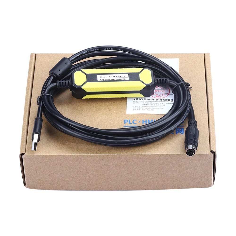 Bubupig USB-ACTCAB-EC2 Suitable for EC Series Elevator Mainboard Debugging UAX NPX MCA CN3A PLC Programming Cable Communication