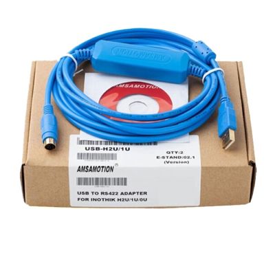 Bubupig Suitable for Huichuan PLC Programming Cable H0U/H1U/H2U Series Data Download Cable USB-H2U Hechuan Universal (Size : Gold Plated Interface Pure Copper core 3)