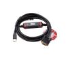 Bubupig USB to RS232 Serial Port Cable DB9 Conversion Cable USB to rs232 Converter Male Port Female Port com Port (Size : USB RS232) view 1