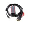 Bubupig Suitable for LS/LG XP Touch Screen Programming Cable XGB/XBM/K7M Series PLC Data Download Cable (Size : FTDI chip photoelectric Isolation) view 1