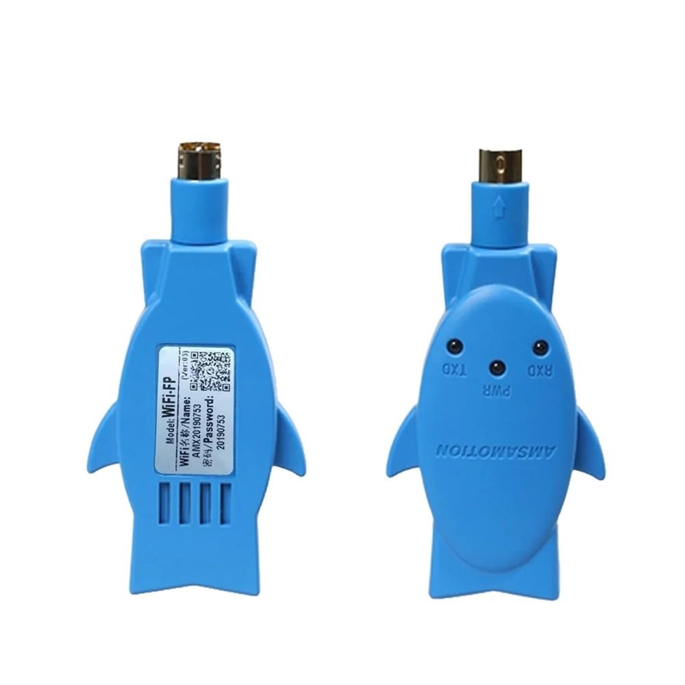 Bubupig WiFi-FP Wireless Programming Adapter for FP0/FP2/FP-X Series PLC Replace USB-AFC8513 Programming Cable DB5 to RS232, Lan Version