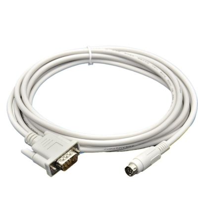 Bubupig Applicable to Weilun MT6000 Touch Screen and FX Series PLC Communication line MT6000-FX/MT8000-FX (Size : White, Color : 10m)