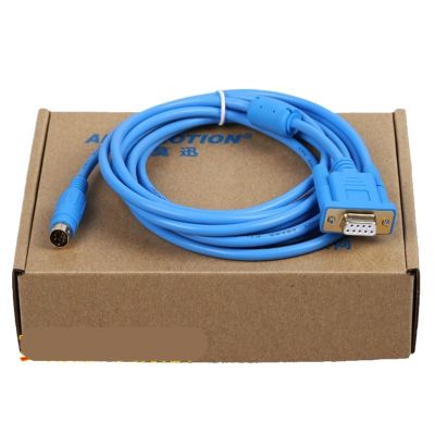 Bubupig Applicable to Weilun TK6070 Touch Screen with Xinjie PLC Communication line TK6070-DVP TK6070-XC (Size : Blue, Color : 2m)