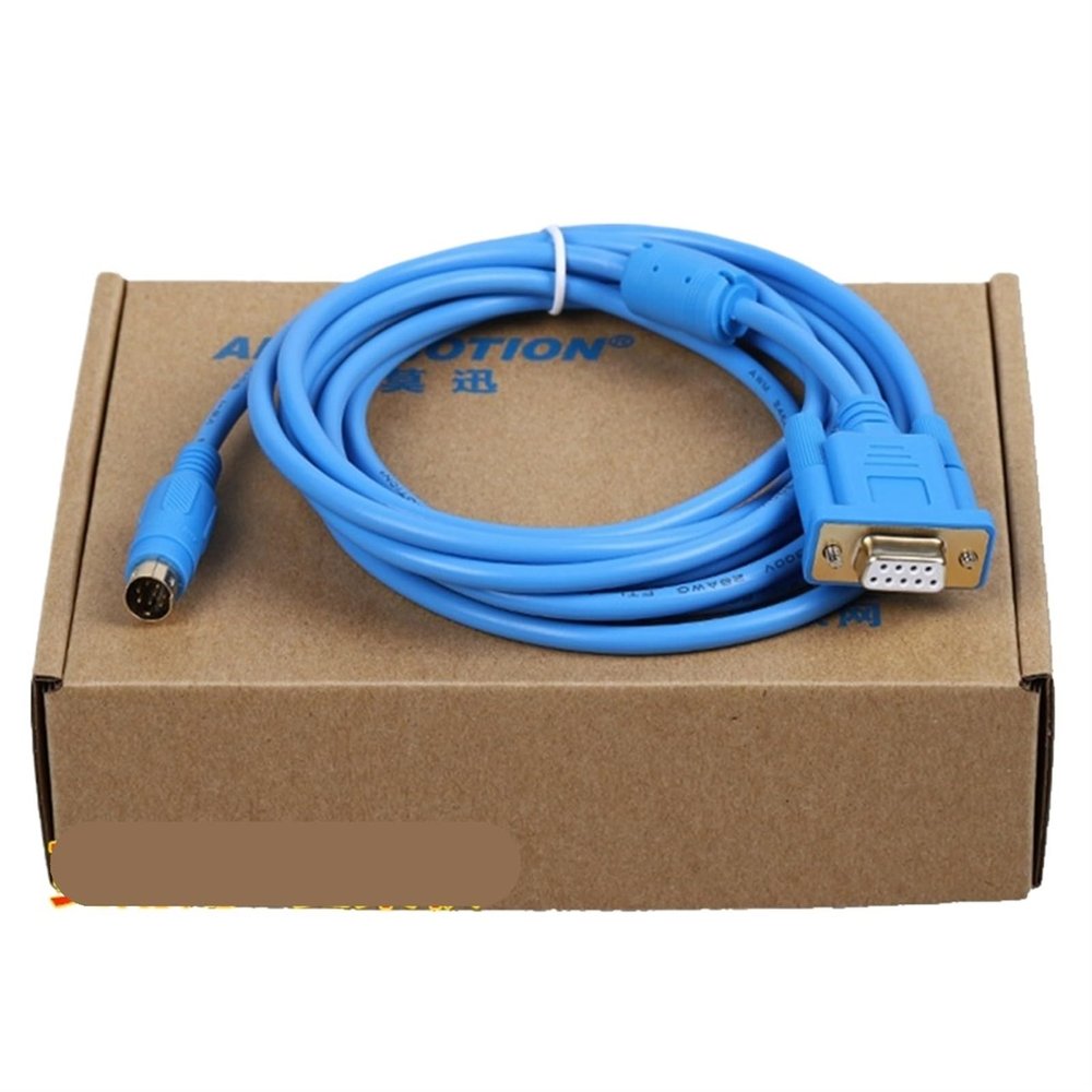 Bubupig Applicable to Weilun TK6070 Touch Screen with Xinjie PLC Communication line TK6070-DVP TK6070-XC (Size : Blue, Color : 2m)