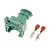 TakenE 1 Set 2 Pin EV1 Car Fuel Injector Plug Connector Junior Power Timer JPT Jetronic Kits 282189-1 Fit Compatible Car Green Blue Yellow Grey (Color : 20A) view 1