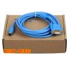Bubupig DVPCAB215 PLC Programming Cable DVP DOP Series Communication Cable Download Cable 232 Serial Port Data Cable (Size : Blue, Color : 3M) view 1