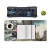 FoRes JDM Large Gaming Mouse Pads Japanese Drift Car S13 Smoke JDM Desk Mat Non-Slip Rubber Base Laptop Computer Accessories Supplies Writing Pad for Office Home 30x60cm, Style view 4