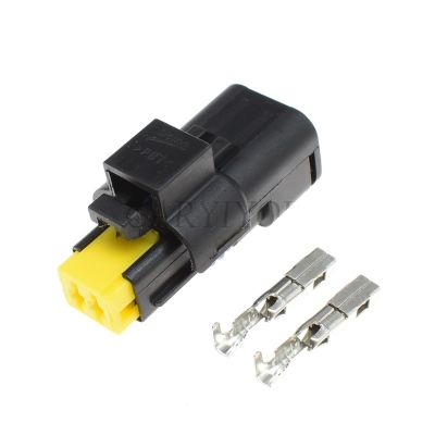 TakenE 1 Set 2 Pin 211PC022S0049 211PL022S0049 Automotive Connector Lamphold Light Socket Fit Compatible FCI CON-391 Turn Signal Plug (Color : Female Connector Set)
