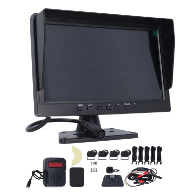 Yoidesu Bluetooth Reversing Camera Kit, 360 10.1 Inch 1080P Car Rear View Camera, View Vision Backup Camera with 4 Rear Cameras