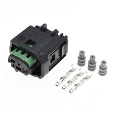 TakenE 1 Set 3 Pin AutoRadar Sensor Ccelerator Pedal Connector Plug 968402-1 1-967642-1 9-967081-1 (Color : Black)