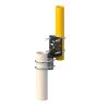 Amazmount Antenna Mount Heavy Duty Antenna Mast Assembly [ Without The Pole ] Weather-Resistant Pole Mount Bracket with 5 PCS Stainless Steel Screws view 2