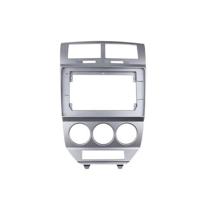 LHAOYDM Automotive Interior Multimedia Panel Car Radio Panel Fit for Dodge Caliber 2007-2010 Android 9 Inch 2 Stereo Mounting Bezel Faceplate Frame Kit Fashionable and Aesthetically Pleasing(Frame)