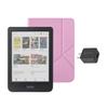 Kobo Clara Colour eReader with Case Bundle (Candy Pink SleepCover, Case + AC Bundle) view 1