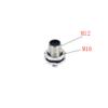 1.64ft M12 5 Pin Male Connector Cable, A Coded Straight Front Mount Cable Waterproof Male Aviation Socket Electrical Cable M12 x M16 Screw Thread0.5Meter view 2