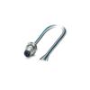 1.64ft M12 5 Pin Male Connector Cable, A Coded Straight Front Mount Cable Waterproof Male Aviation Socket Electrical Cable M12 x M16 Screw Thread0.5Meter view 3