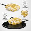 Burga Airpod Hardcase Compatible with Apple Airpods 2 & 1 Charging Case, Yellow Flowers Floral - Protective Hard Plastic Case view 3