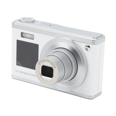 Wisoqu Digital Camera, 2.88in HD Screen, 10X Optical Zoom Auto Focus Anti Shake Vlogging Camera, Ultra Clear Macro, Built in Fill Light, 750mAh (-2214230079012)