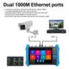 DirectNine Basics 8K 7 Inch Touch Screen 5 in 1 CCTV Tester Support Up to 8K IP Camera & Up to 8MP AHD, TVI, CVI & CVBS Analog Camera, with VGA/HDMI/IP Discovery/WiFi/Cable Testing, IPC-9800CLMOVTADHS Pro view 4