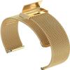 18 mm Bracelets Compatible with Garmin Forerunner 265S Bracelet Stainless Steel Mesh Watch Strap Metal Replacement Strap for Garmin Forerunner 265S view 3