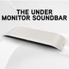 BlueAnt Soundblade Under-Monitor Soundbar, 120W 2.1 Channel Desktop Speaker with USB-C & Bluetooth 5.3 for PC, Mac, Gaming, Music and Streaming, White view 3