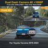 FITCAMX Dual Dash Cam for Toyota Tacoma 2018-2023 & CPL-3345 view 3