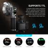 GODOX Lux Master Retro Camera Flash, 2.4G HSS TTL Vintage Flash, Touchscreen Control, S1/S2 Optical Control, Built-in Battery, Type-C Charging, Compatible for Canon Nikon Sony Olympus Fuji Camera view 4