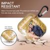 Custom Photo Case for Airpods Pro3/Pro 2/ Pro(1)/ 4th/ 3rd/ 2nd/ 1st Generation with Carabiner Keychain, Personalized Full-Wrap Glossy Print Picture Logo Text Name On Protective Cover view 2