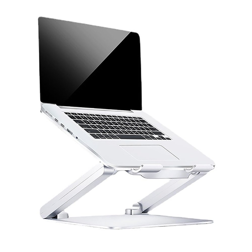 Adjustable Laptop Stand, Portable Laptop Riser with Radiator, Efficient Heat Dissipation and Adjustable Stand Height, Compatible with 11 To 17.3 Inches PC Computer, for Collaborative Work, Office