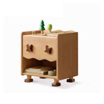 HASMI Night Stand Children's Bedside Table Wooden Bedside Cabinet Bedroom Storage Storage Cabinet Bedside Tables, 45x36x51cm, yuqing2022