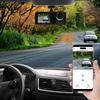 3 Channel Dash Cam, Full UHD Front and Car CameraRear Inside,Car Camera Full HD 170 Deg Wide Angle Dashboard Camera with 64GB Card, 2-Inch Screen,G-Sensor,Loop RecordingNight Vision view 2