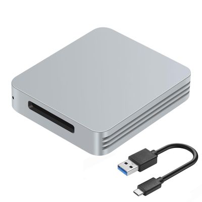 CERRXIAN CFexpress Type A Card Reader, USB 3.1 Gen 2 CF Express Type A Card Reader,Transfer Speeds Up to 10Gbps, Compatible with Windows/Mac/iOS/Android