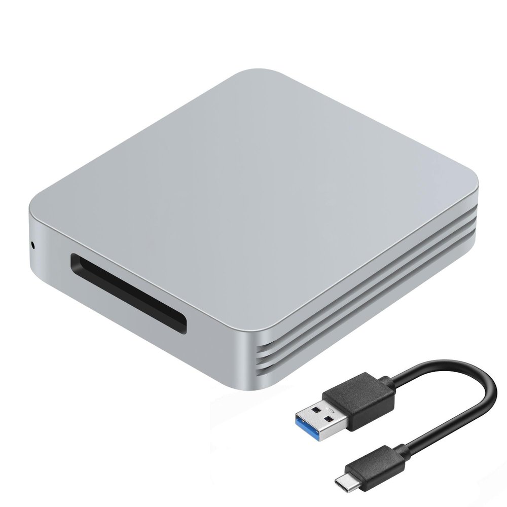 CERRXIAN CFexpress Type A Card Reader, USB 3.1 Gen 2 CF Express Type A Card Reader,Transfer Speeds Up to 10Gbps, Compatible with Windows/Mac/iOS/Android