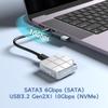 MAIWO M.2 2230 NVMe SSD Enclosure USB 3.2 GEN2 10Gbps Speed Tool Free Metal Case, Support iPhone 4K ProRes Recording, Compatible with M.2 2230mm NVMe M-Key/SATA B+M Key SSD view 3