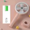 6.5inch Desk Fan USB Handheld Fan With Base Electric Fan 3 Speed Personal Small Desktop Fan For Home Bedroom Office Handheld Fan Rechargeable view 2