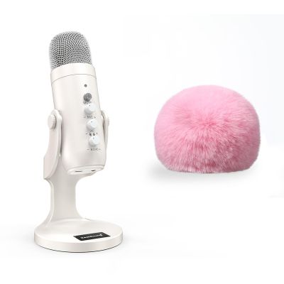 ZealSound Gaming USB Microphone k66w-us and d65p Furry Cover