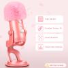 ZealSound Gaming USB Microphone k66w-us and d65p Furry Cover view 3