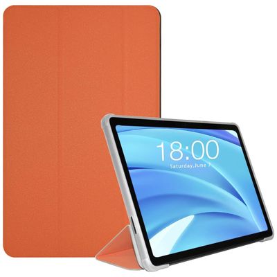 AKNICI Case for TECLAST T50HD Tablet 11 Inch, Ultra Slim PU Leather Protective Cover Case with Auto Wake/Sleep Folding Trifold Stand Soft TPU Back Shell for TECLAST T50HD Tablet 11 Inch, Orange