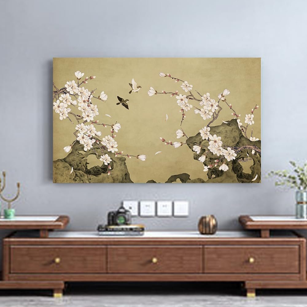 GSGC TV Cover Dust Cover Bedroom Living Room Print Art Decorative Cover 32Inch-80Inch Indoor Televisions/Computer Screen Protector Universal LCD/LED Display Protectors