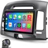 5G WiFi 4G+64G Android Car Radio for Hyundai Elantra 2007-2010, 9 Inch Touch Screen Stereo with Wireless CarPlay, Android Auto, GPS Navigation, Bluetooth 5.2, HD Rear Camera, SWC, FM/RDS Radio view 1