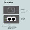 2.5Gb Gigabit PoE++ Injector 90W, 2.5G Gigabit POE+ Power Ethernet Switch, IEEE802.3bt/at/af Compliant, PoE++Adapter (90W), Shielded RJ45, Up to 100m (328 ft), Aluminum Housing view 2